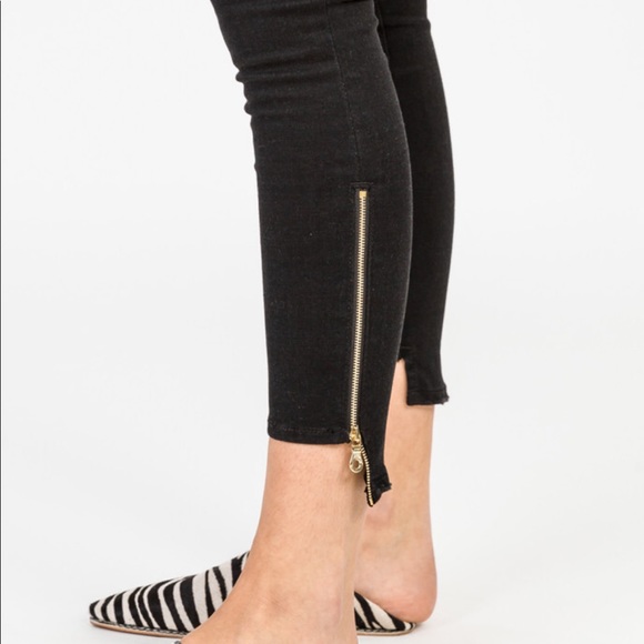 Frame - Le Skinny de Jeanne Black Jeans Size 24 - Picture 8 of 8